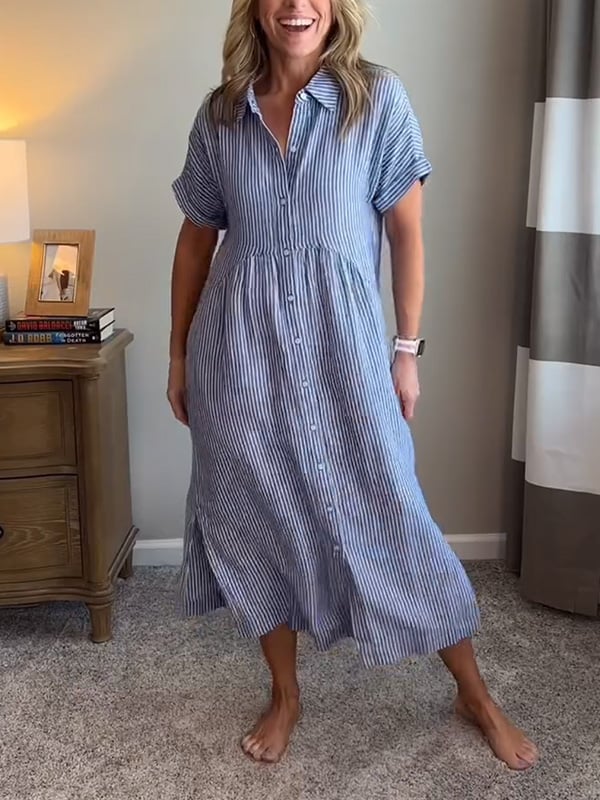 Malina | Maxikleid mit Streifen