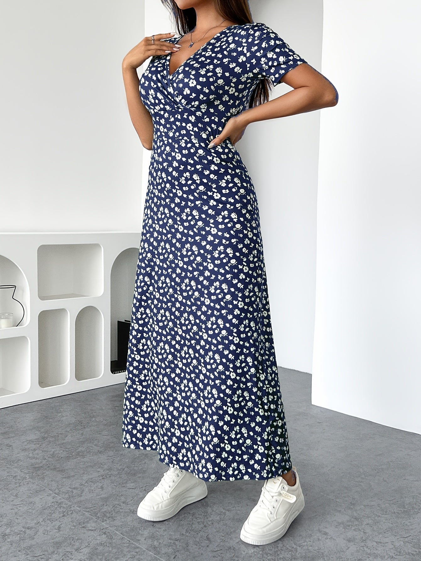 Primavera – Blumenmaxikleid