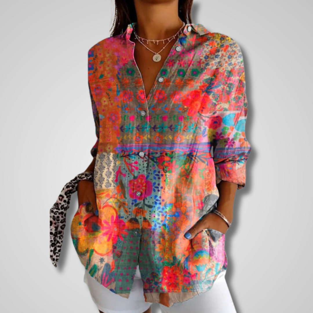 Melle Vintage Bloom Bluse