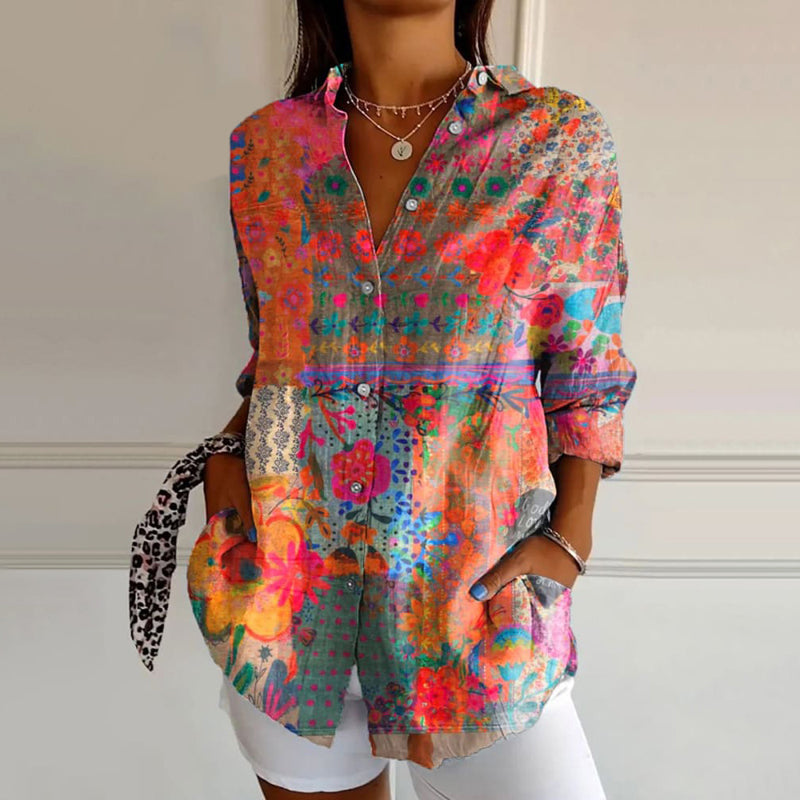 Melle Vintage Bloom Bluse