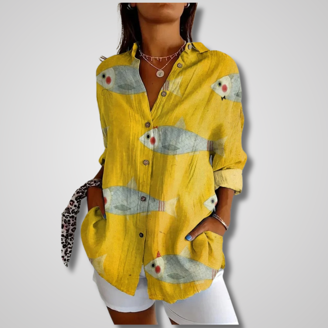Melle Vintage Bloom Bluse