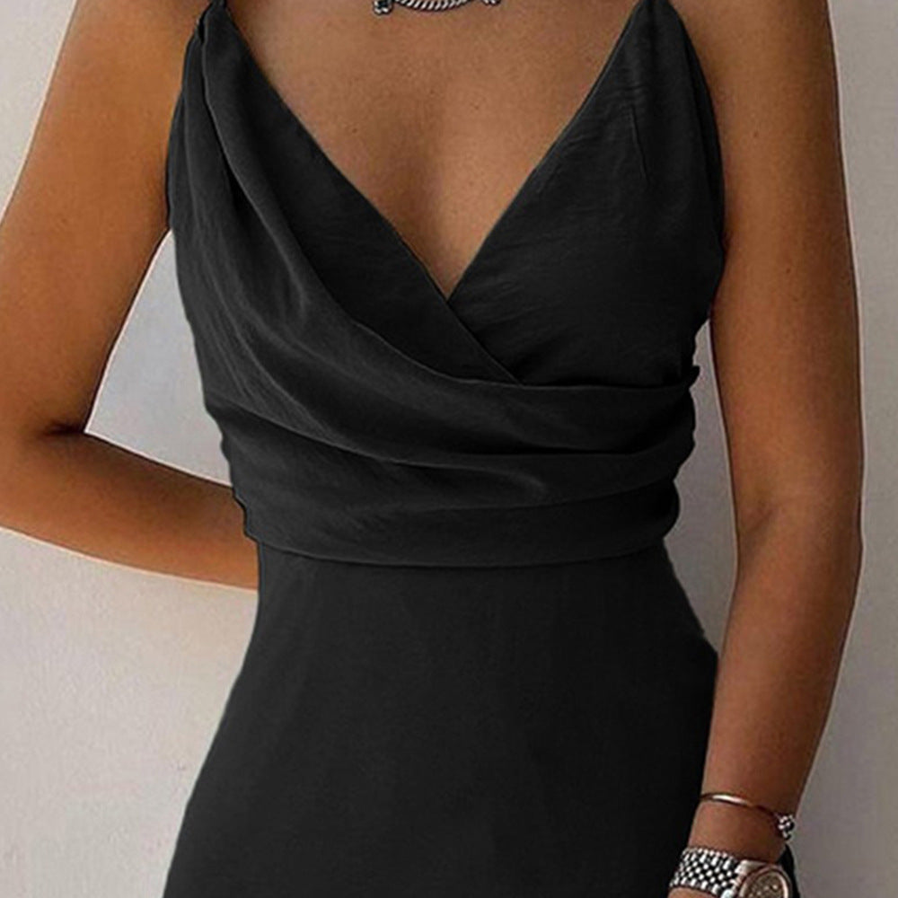 SIRENA – Luxuriöses Druck-Slip-Kleid