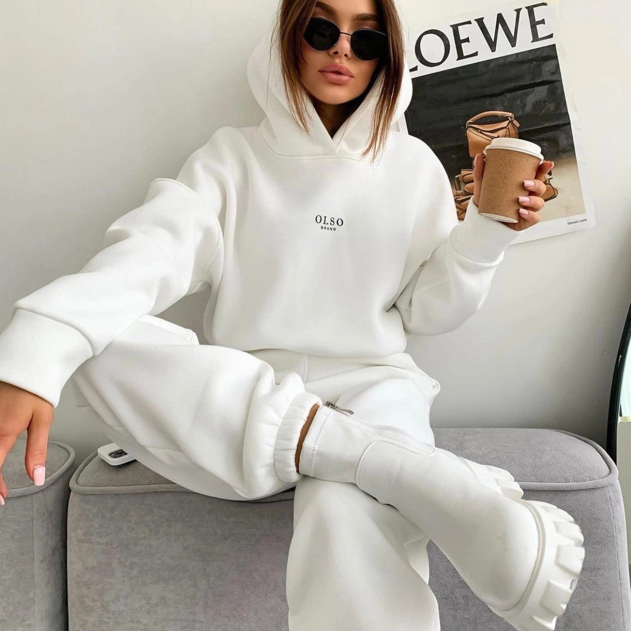 LUNA COZY SET – Strickfleece Loungeanzug