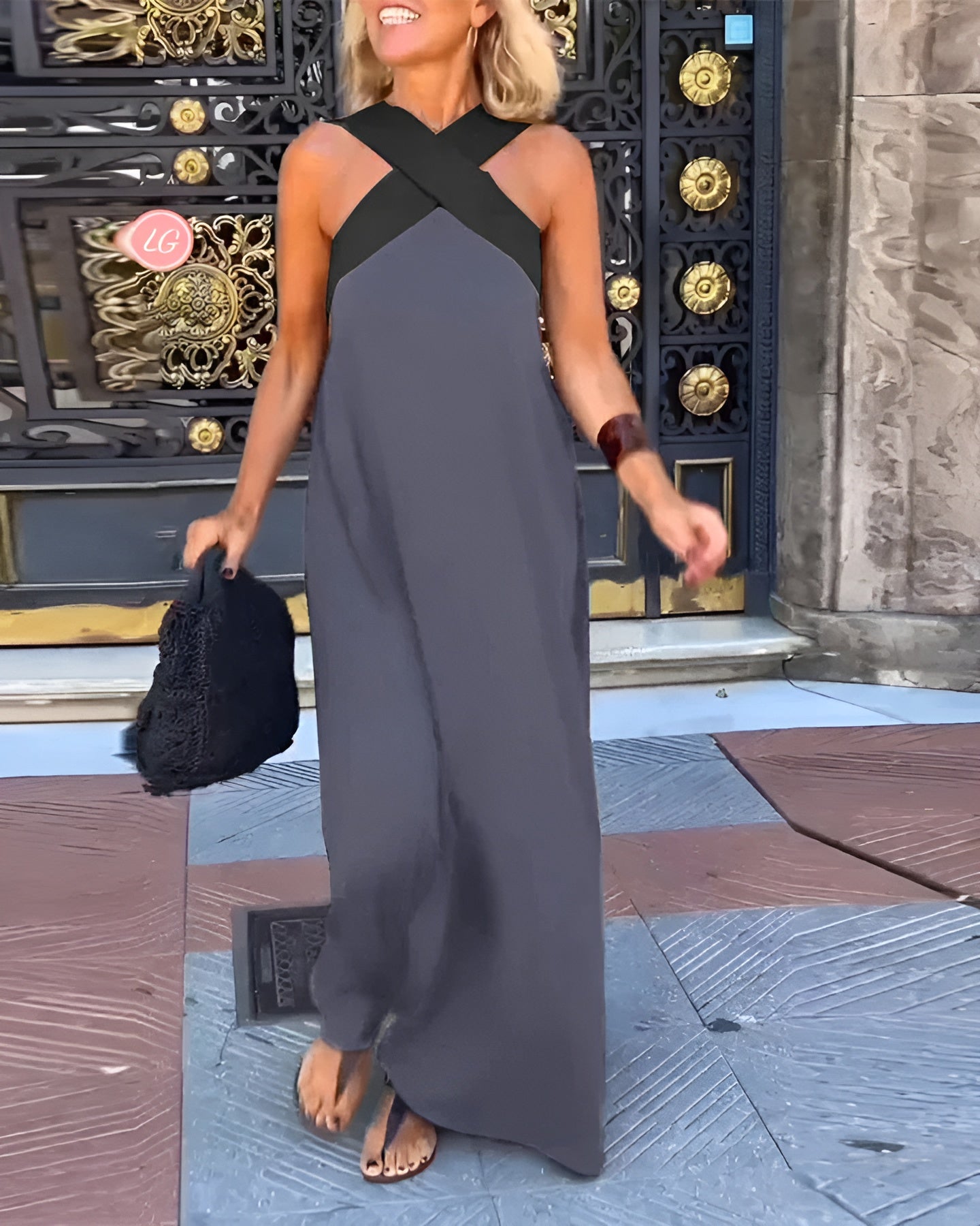 Delphine - Kleid mit Kreuzform