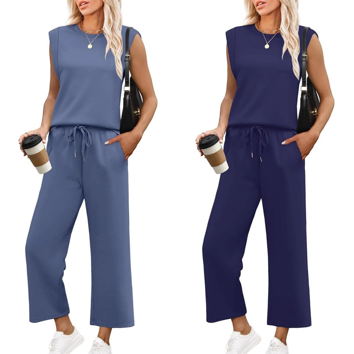 Ania | Damen Zweiteiliges Set – Weich, Slim und Stilvoll