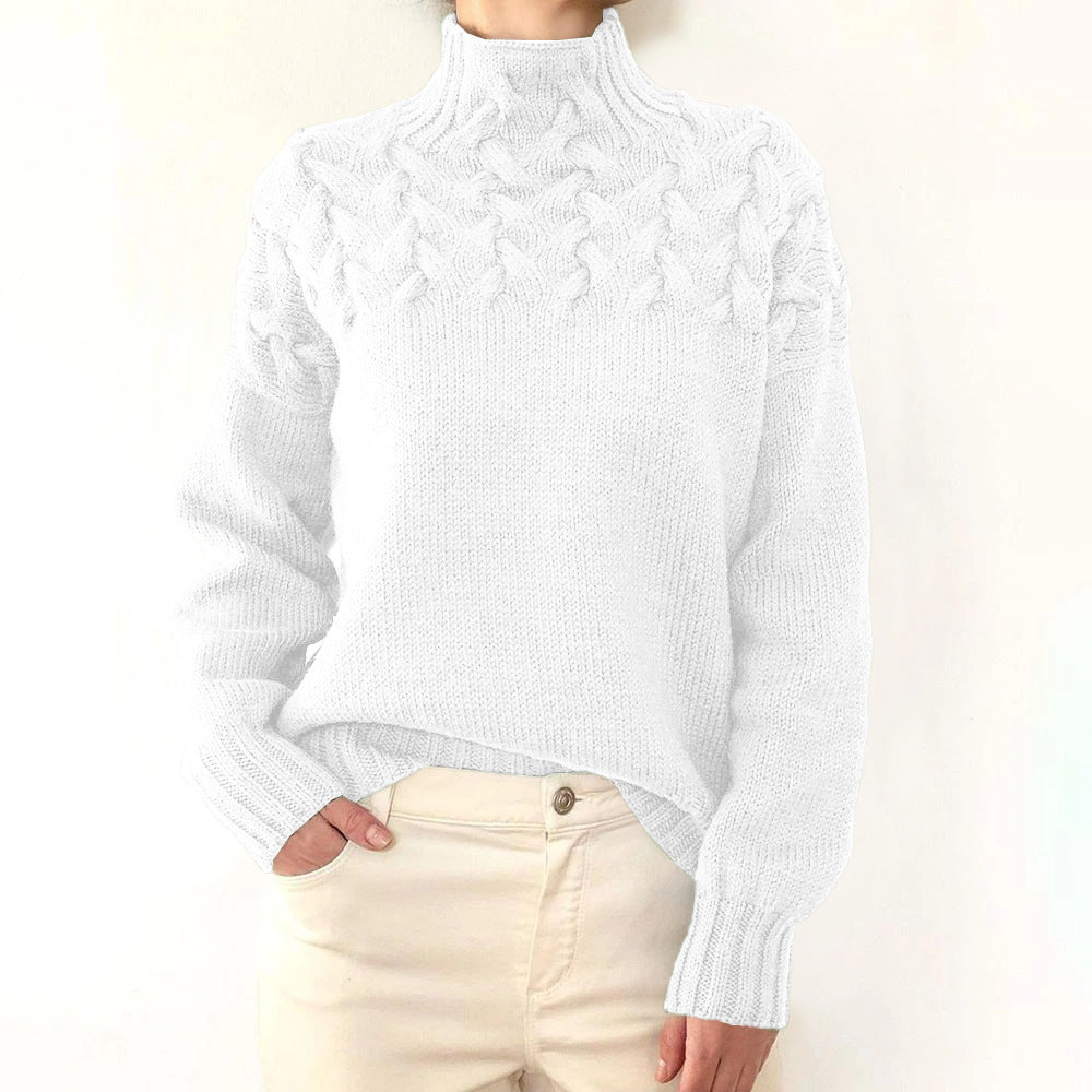 Elena – Warmer Strickrollkragen